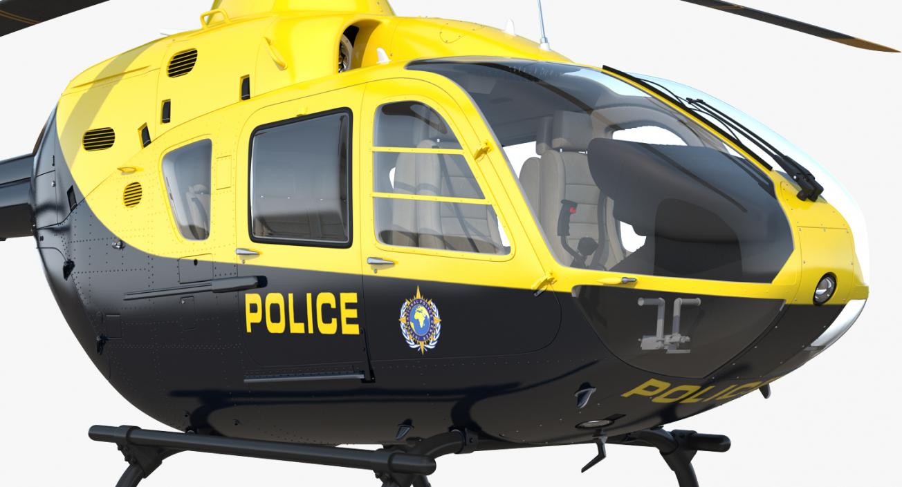 Police Eurocopter EC-135 3D model