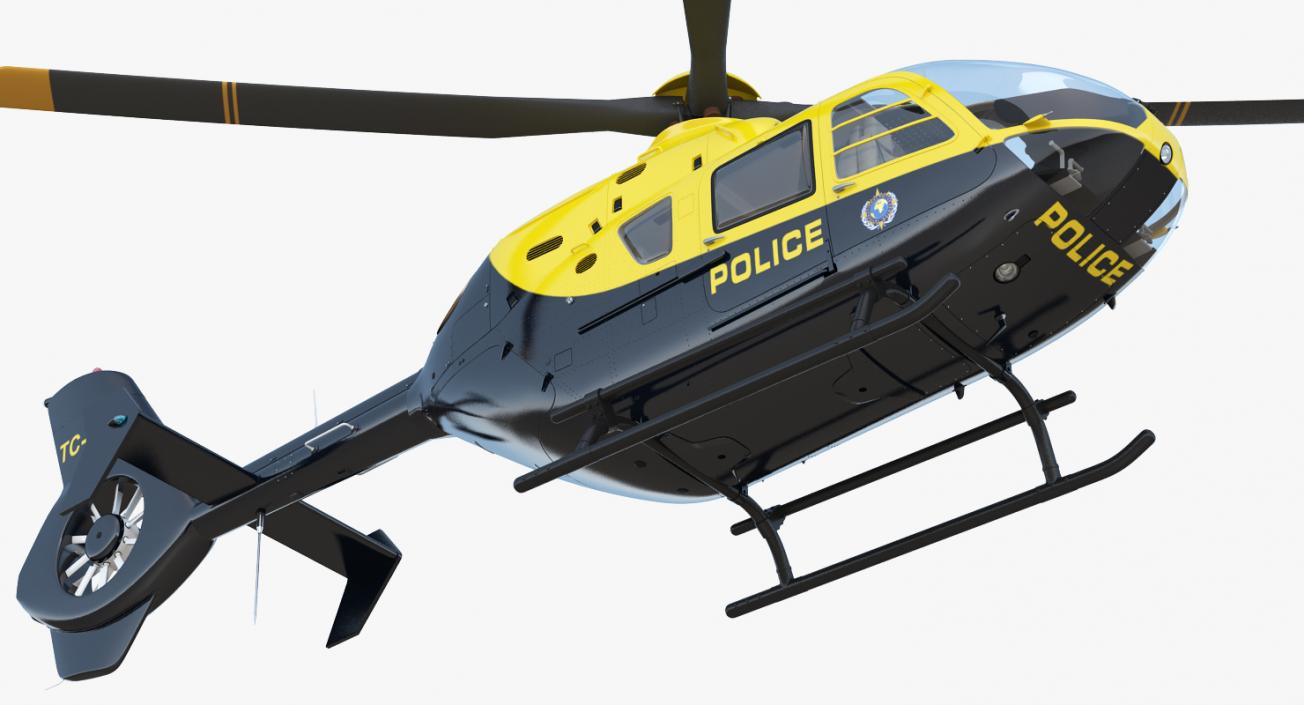 Police Eurocopter EC-135 3D model