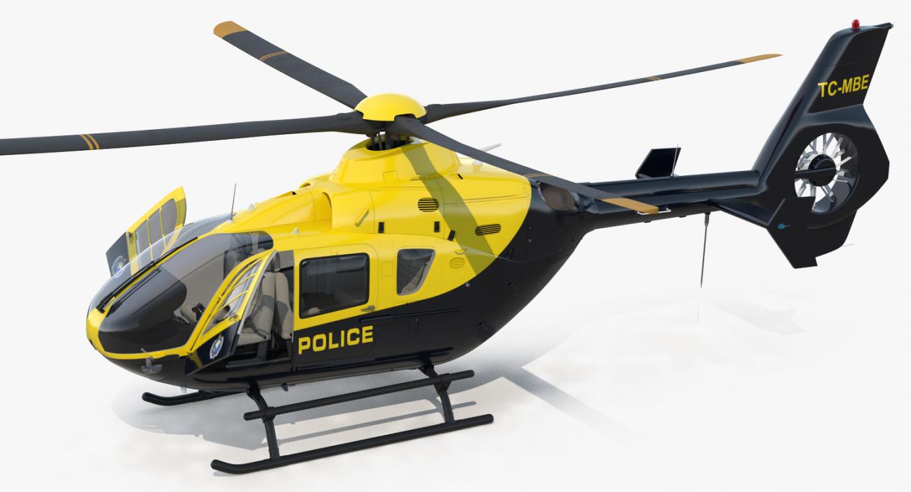 Police Eurocopter EC-135 3D model