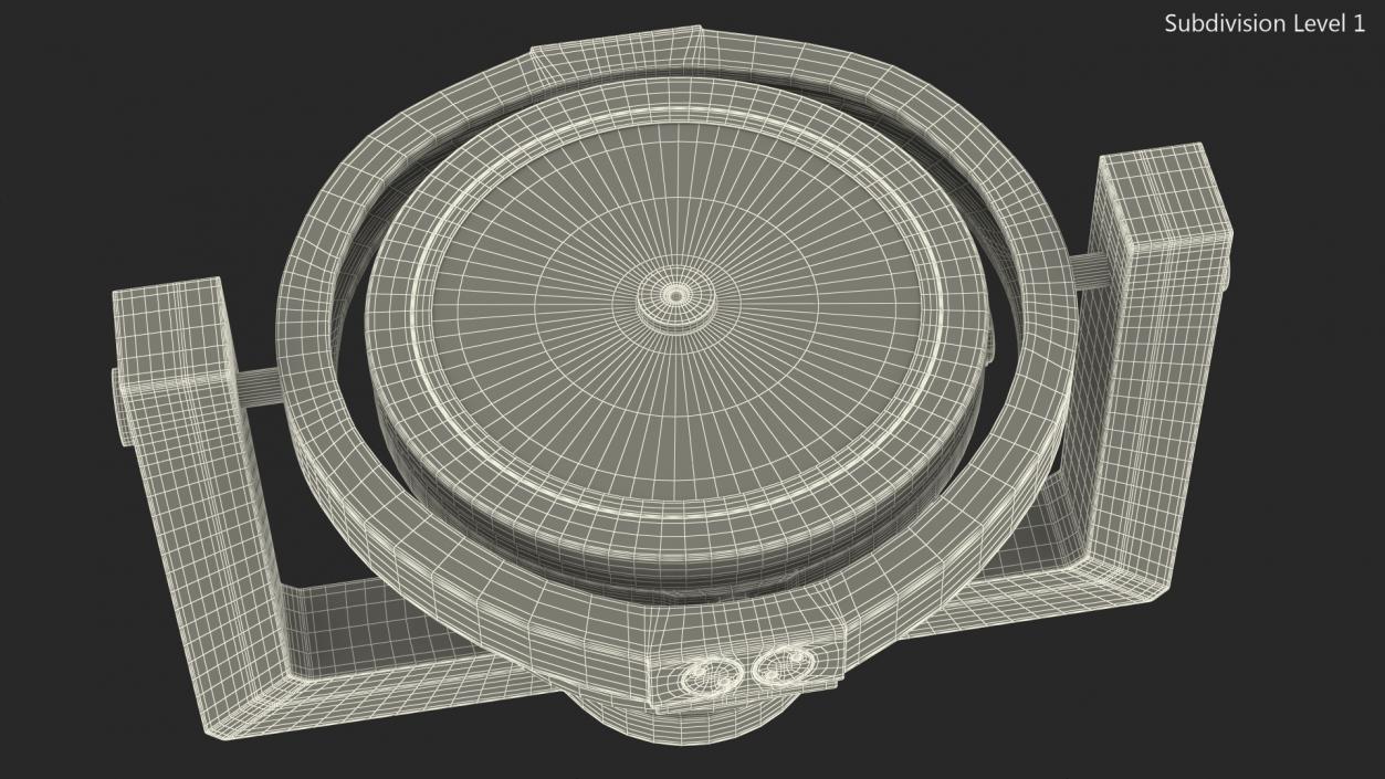 3D Large Marine Compass Steel