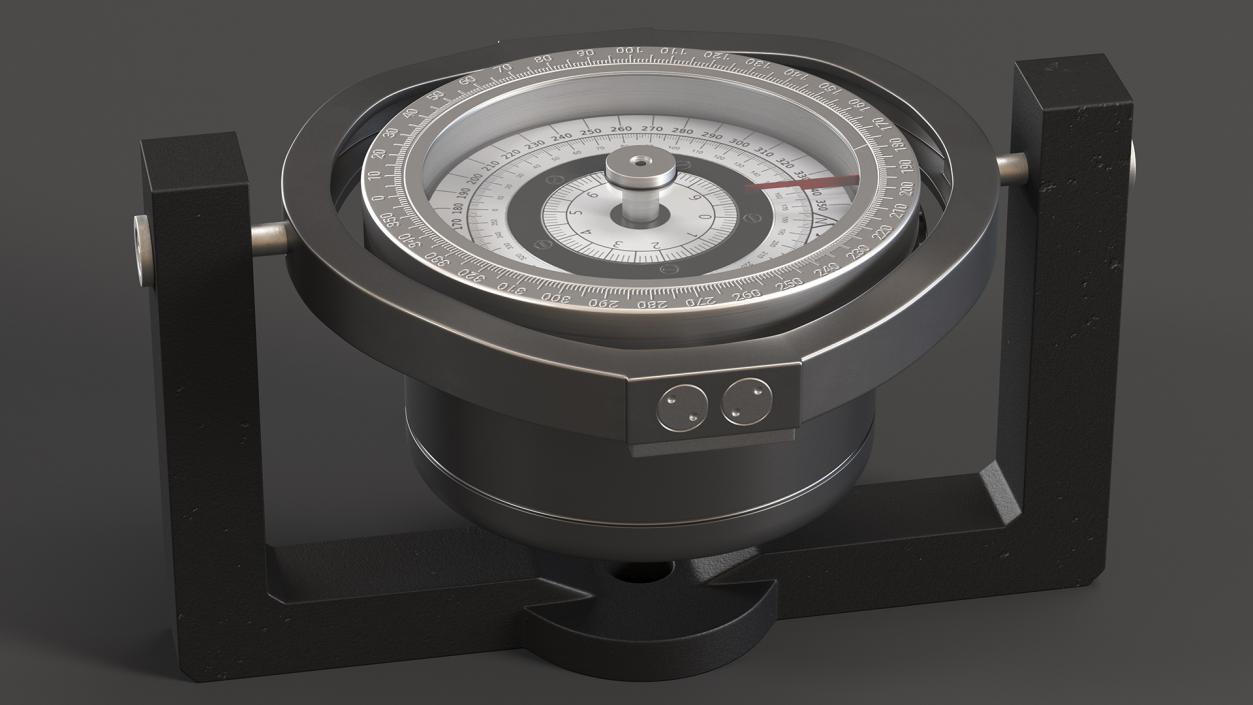 3D Large Marine Compass Steel