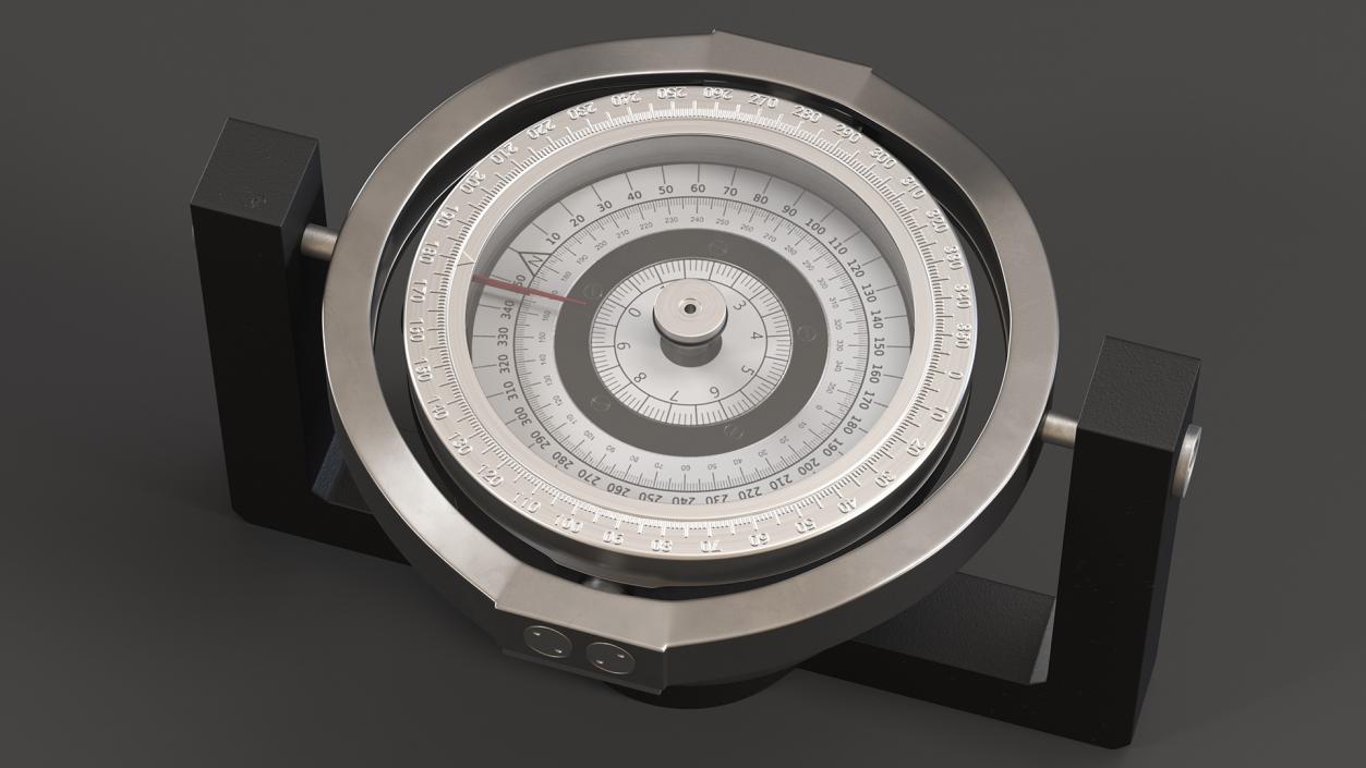 3D Large Marine Compass Steel