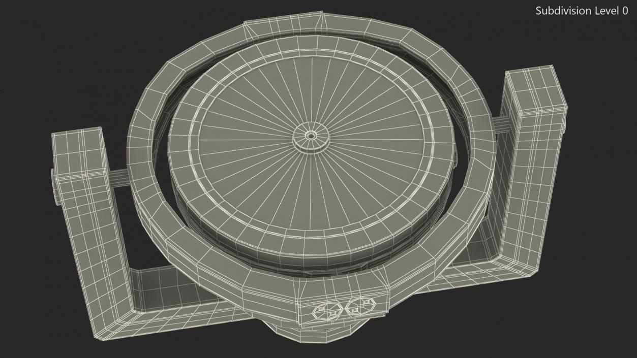 3D Large Marine Compass Steel