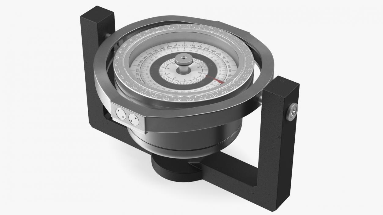 3D Large Marine Compass Steel