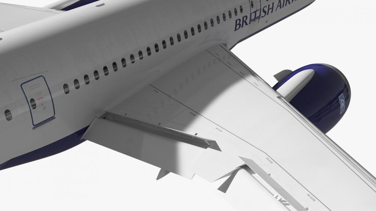 3D British Airways Boeing 787-8 Dreamliner Rigged