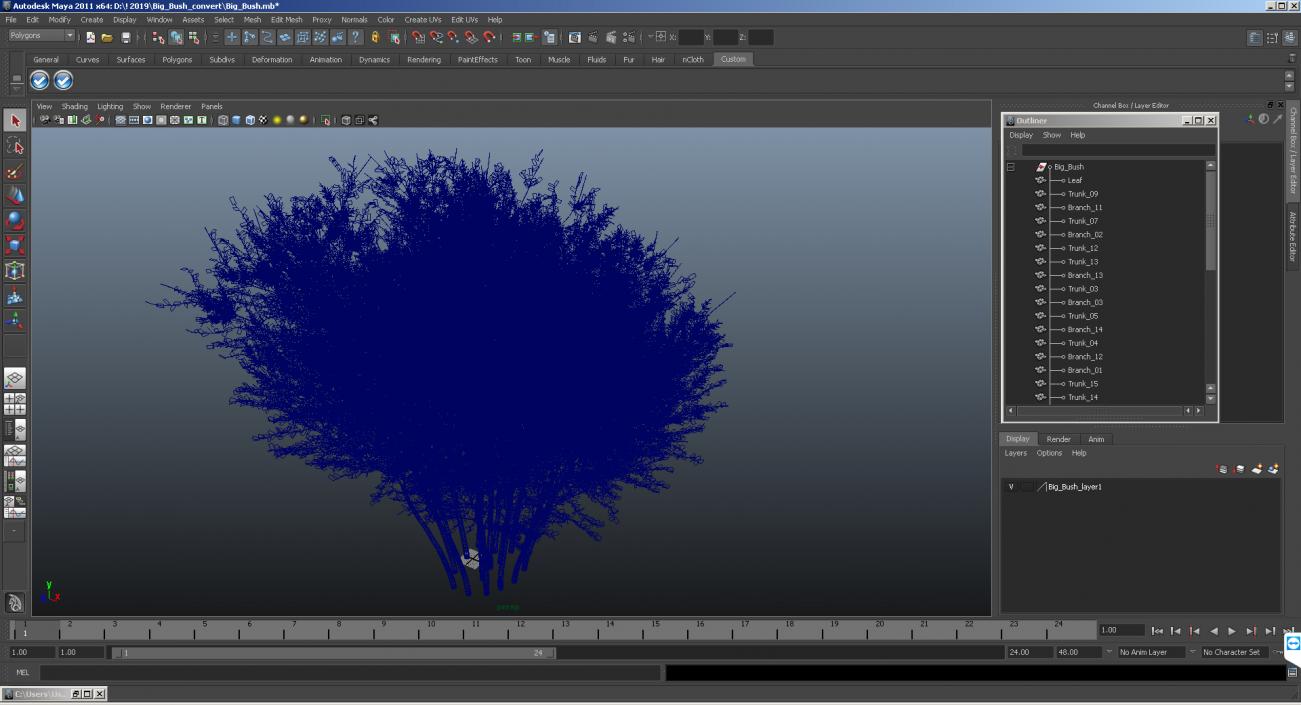 3D model Big Bush