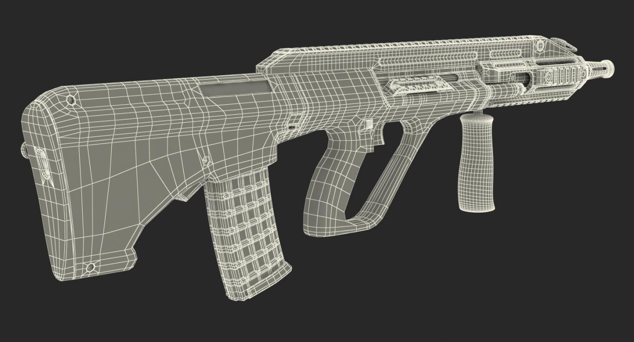 3D AUG Rifles Collection 3 model