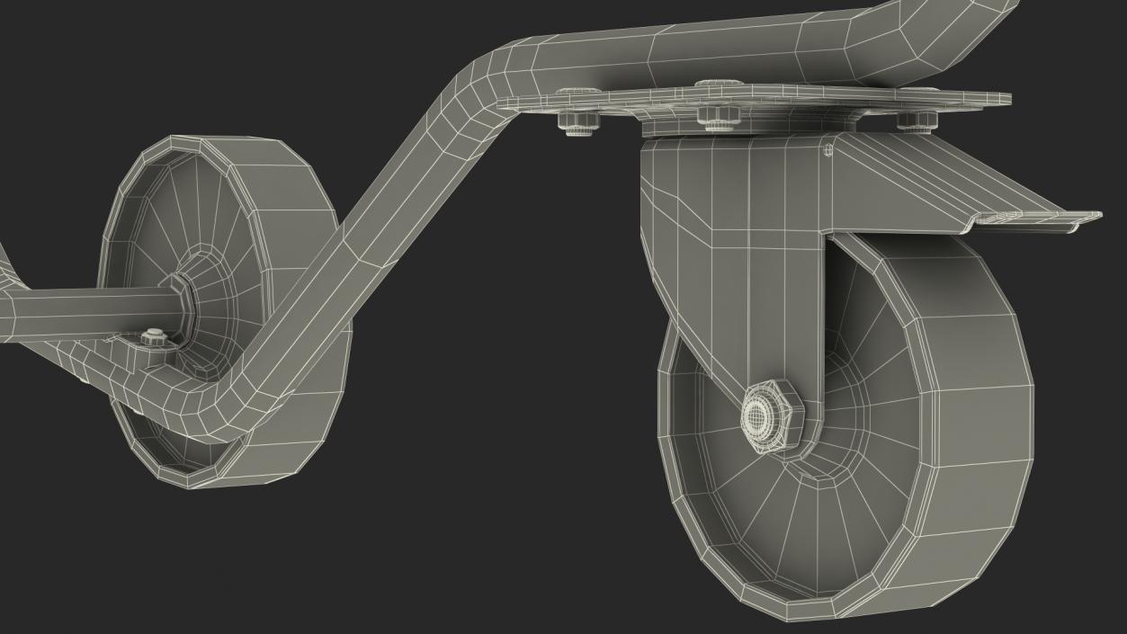 Drum Cradle with Lever Handle 3D model