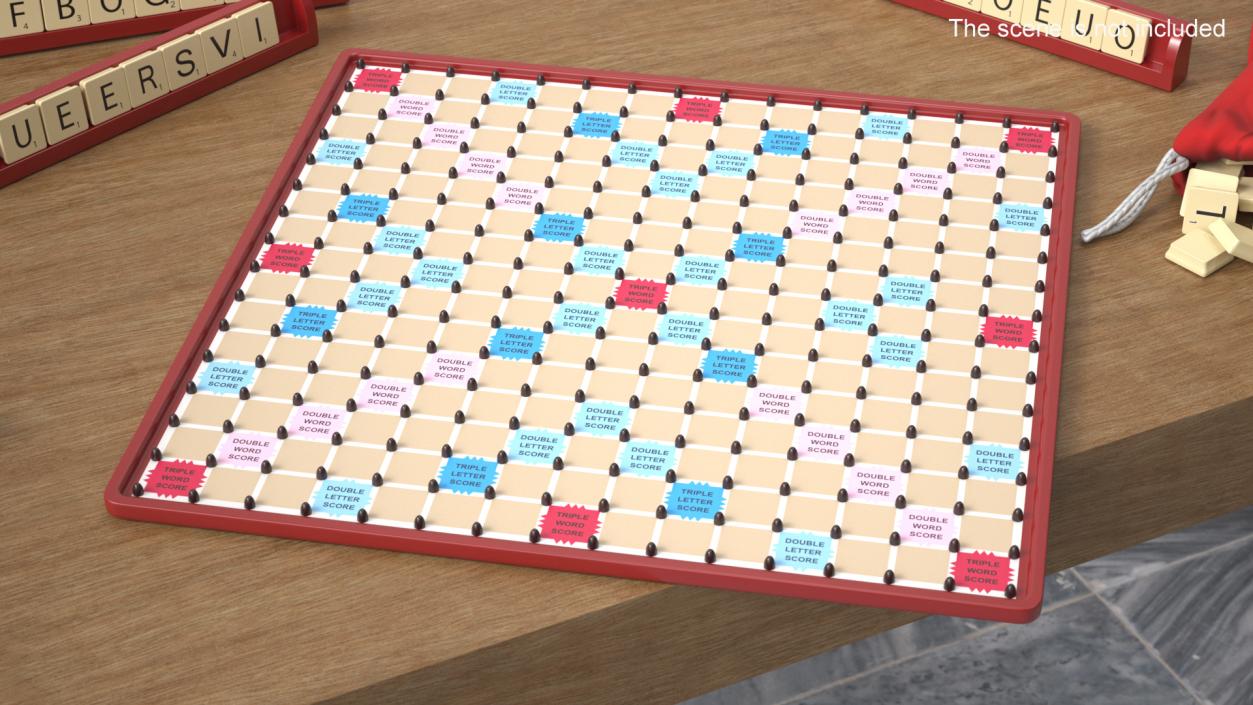 Board Scrabble 3D model