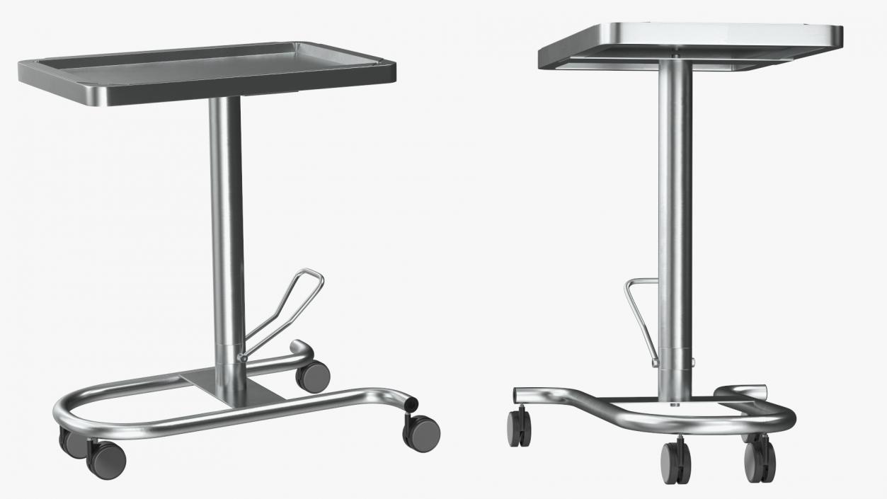 3D Hydraulic Mayo Table Metal