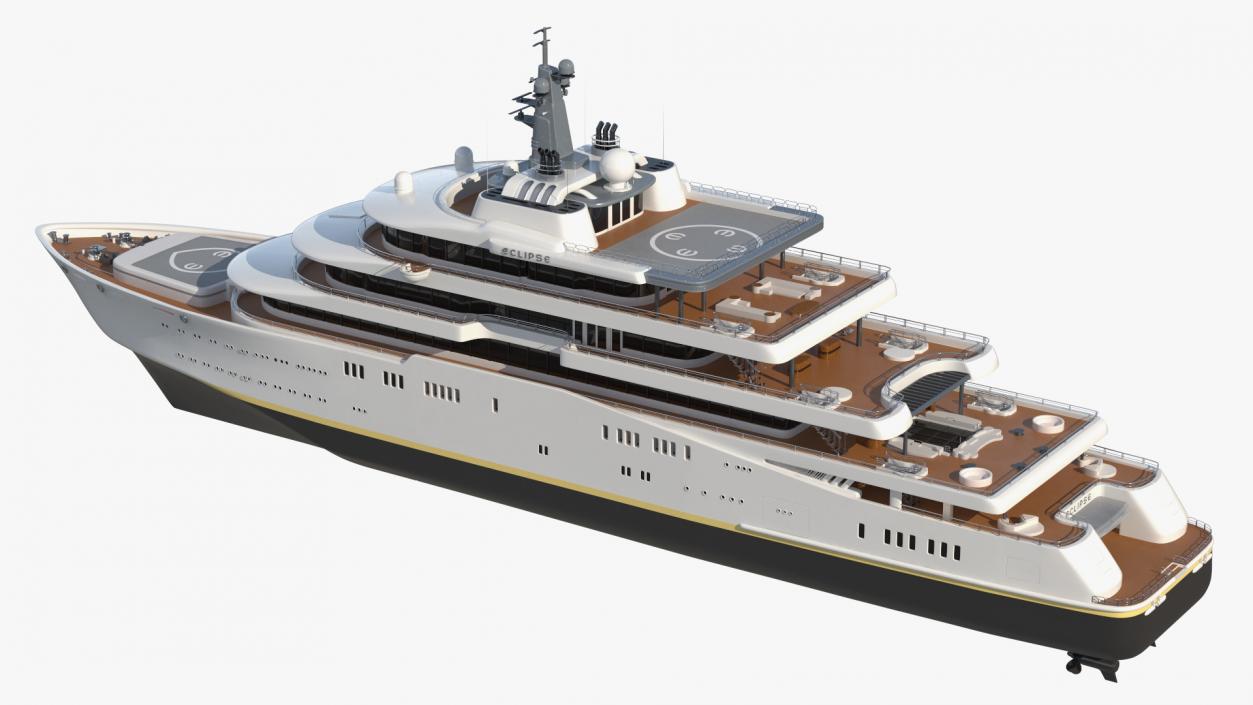 Luxury Yachts Collection 3D model