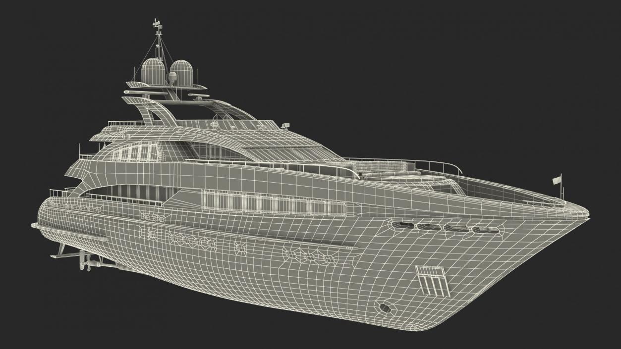 Luxury Yachts Collection 3D model