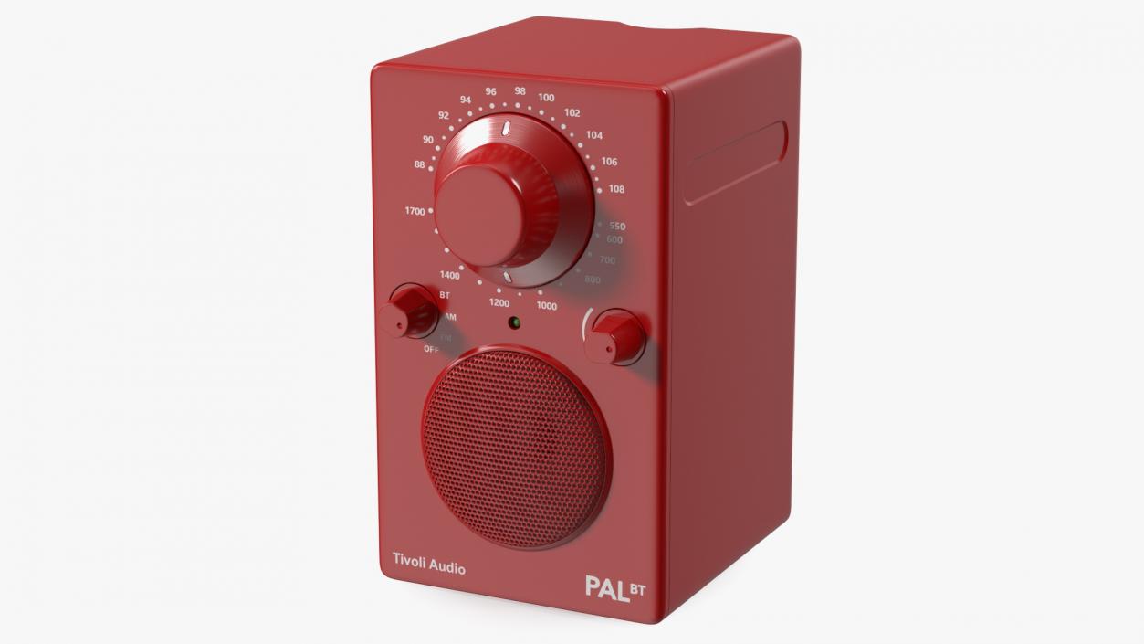 Bluetooth Radio Tivoli Audio PAL BT Red 3D model