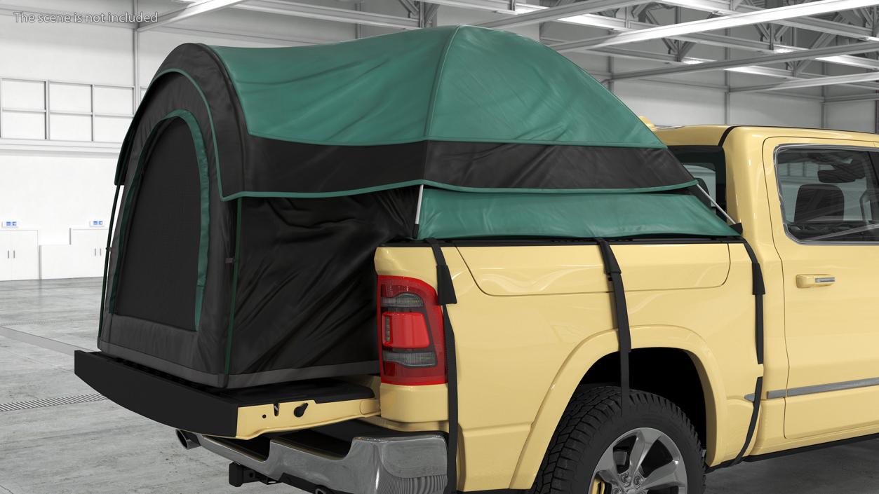 3D Truck Tent Guide Gear on Pickup