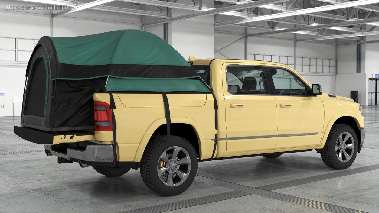 3D Truck Tent Guide Gear on Pickup