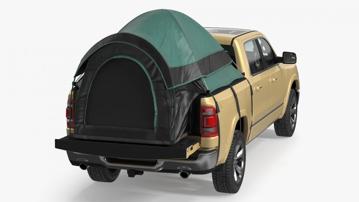 3D Truck Tent Guide Gear on Pickup