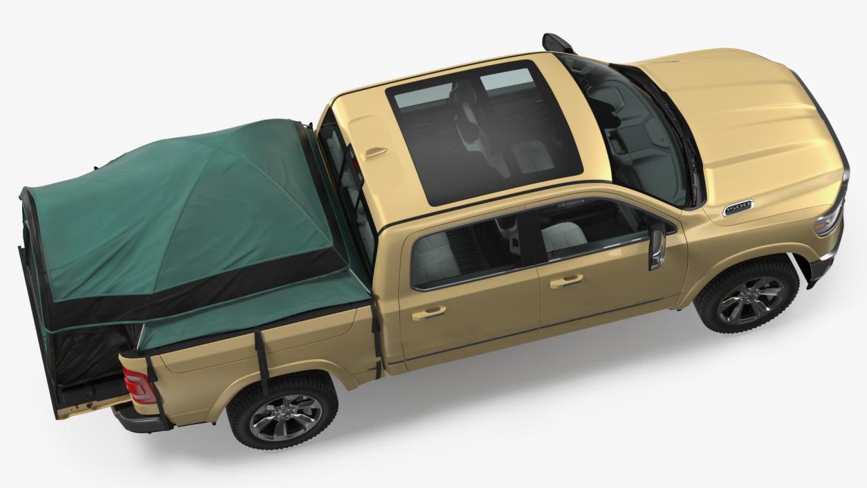 3D Truck Tent Guide Gear on Pickup