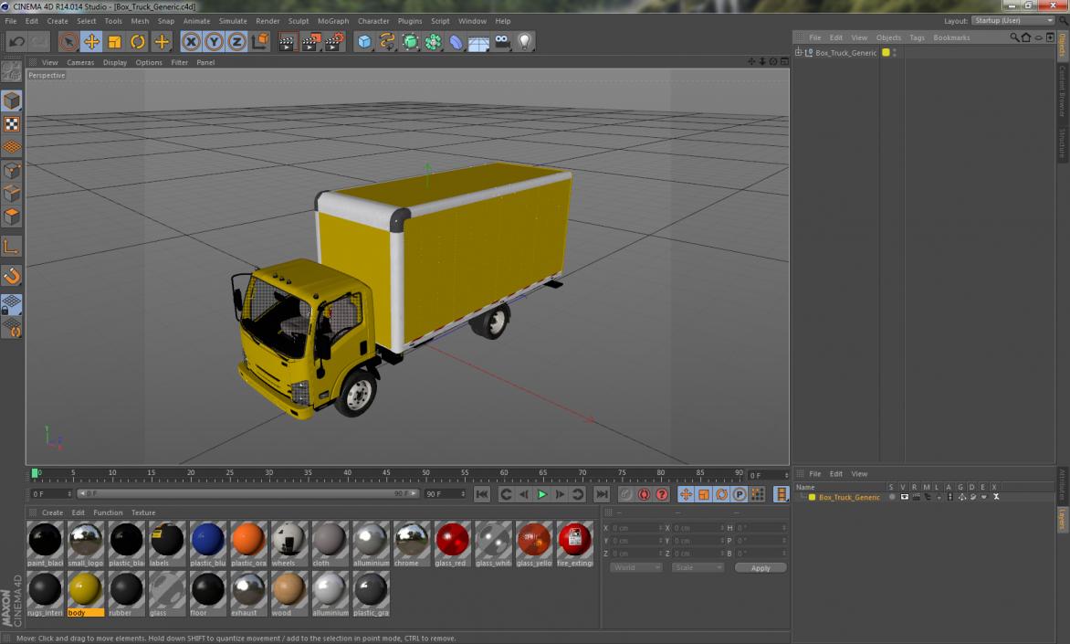 Box Truck Generic 3D