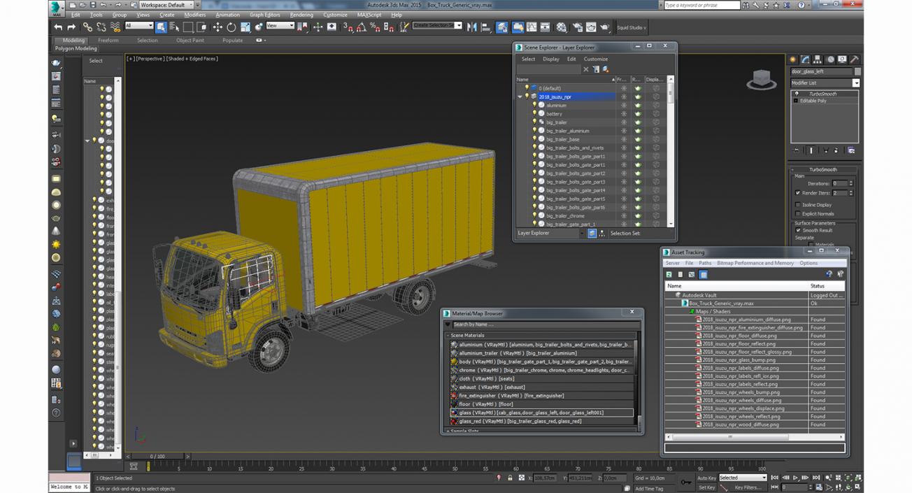 Box Truck Generic 3D