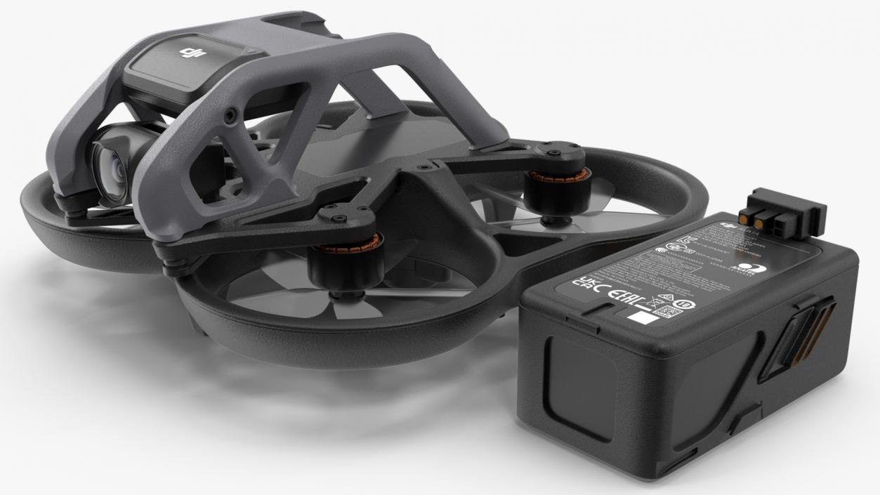 DJI Avata Drone Rigged 3D