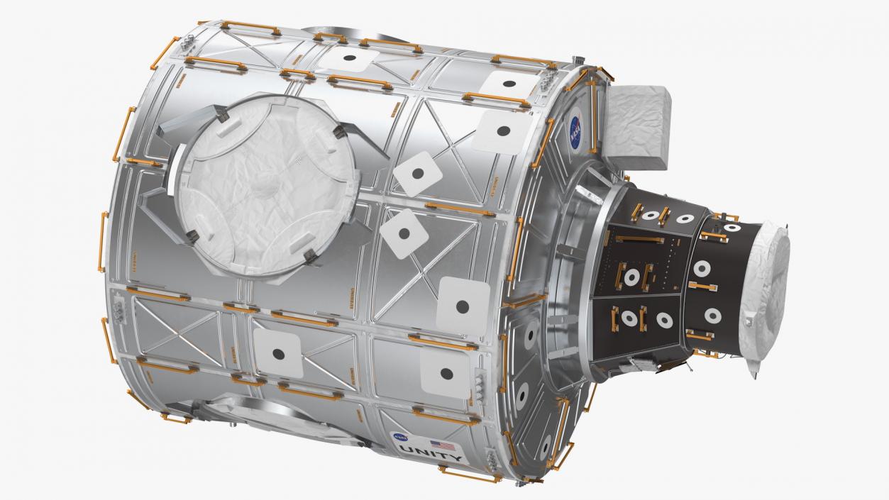 3D ISS Module Unity Node 1 model