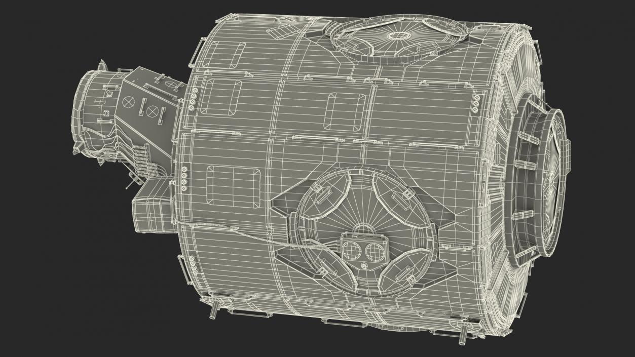 3D ISS Module Unity Node 1 model