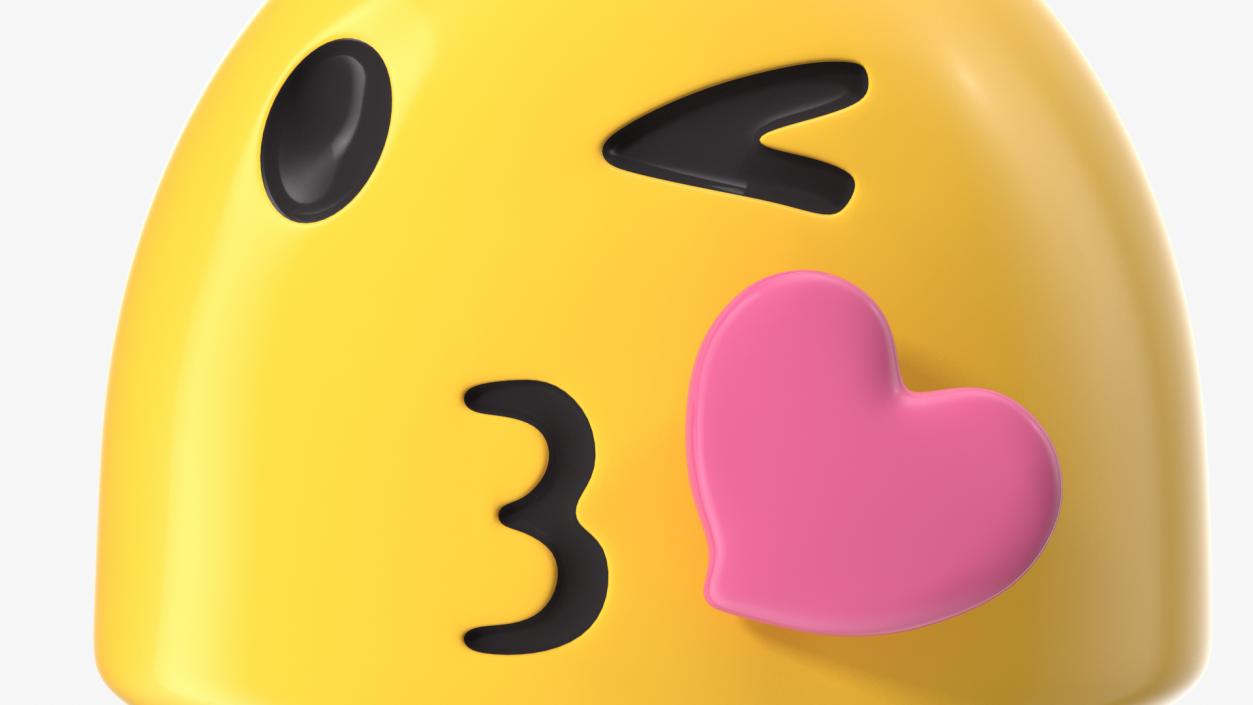 3D Kissing Android Emoji