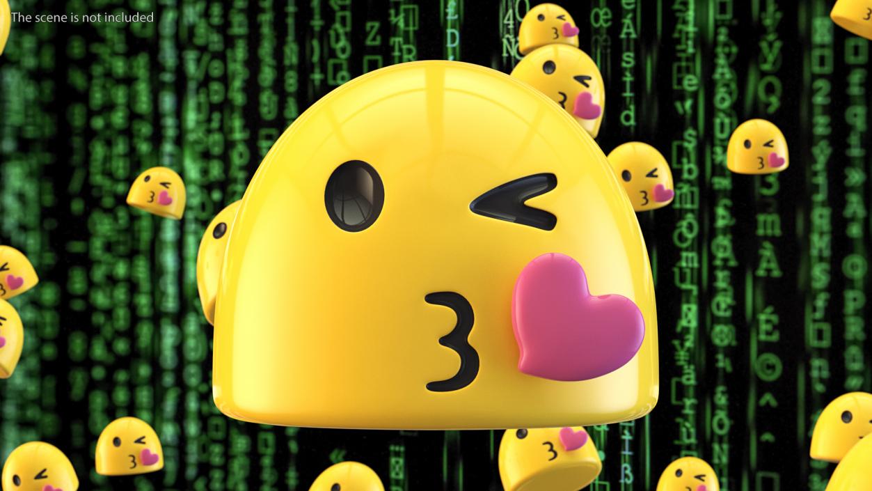 3D Kissing Android Emoji