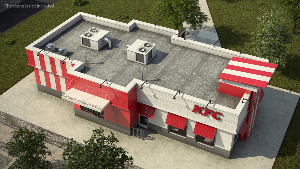 KFC Restaurant 3D model