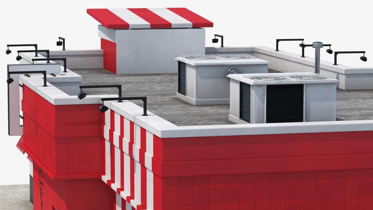 KFC Restaurant 3D model