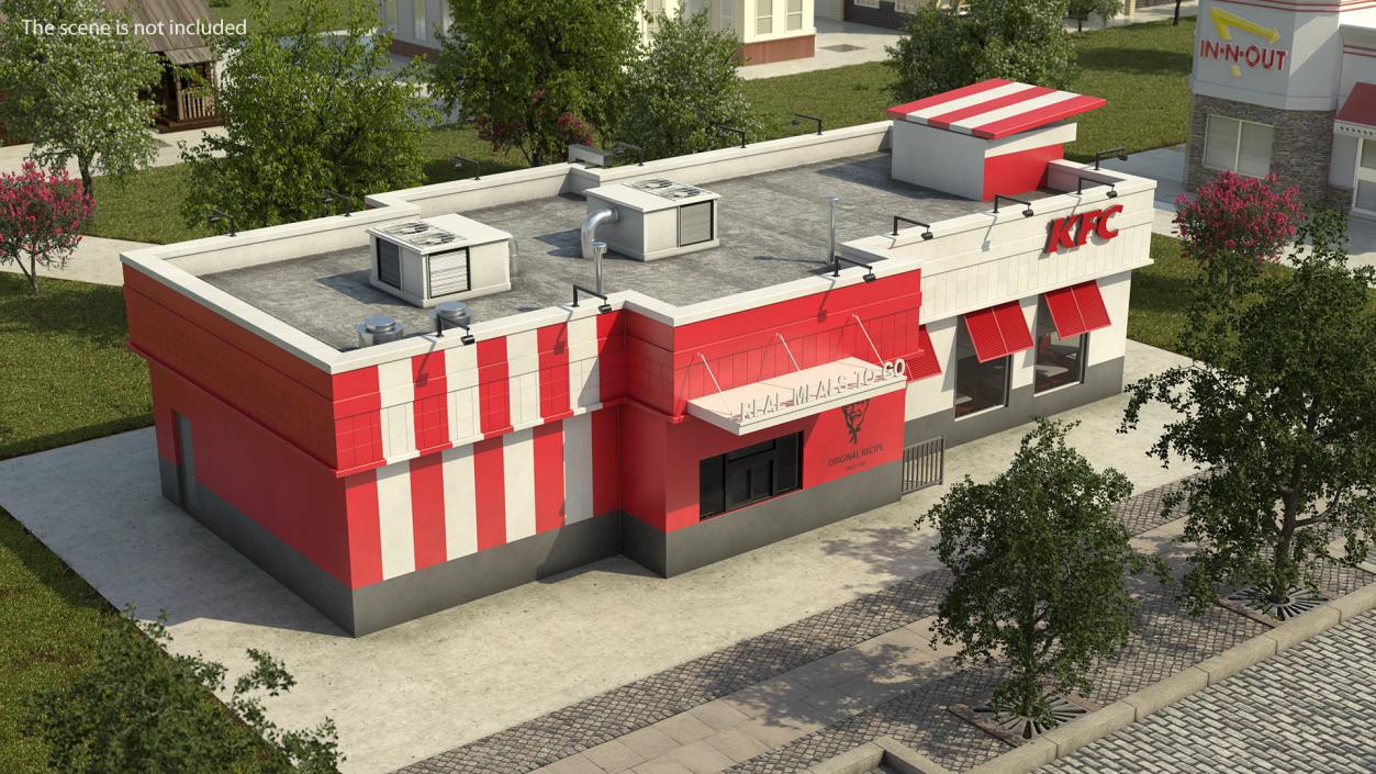 KFC Restaurant 3D model