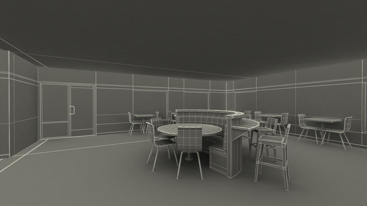 KFC Restaurant 3D model