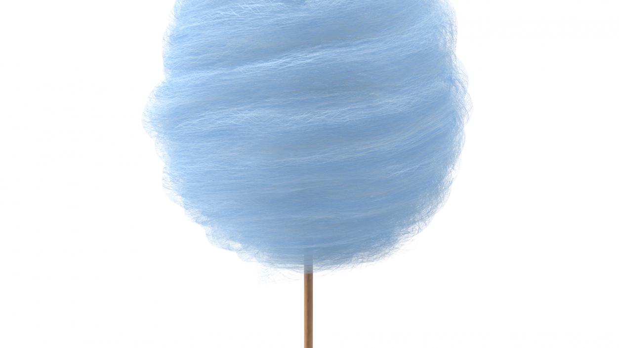 Blue Cotton Candy 3D