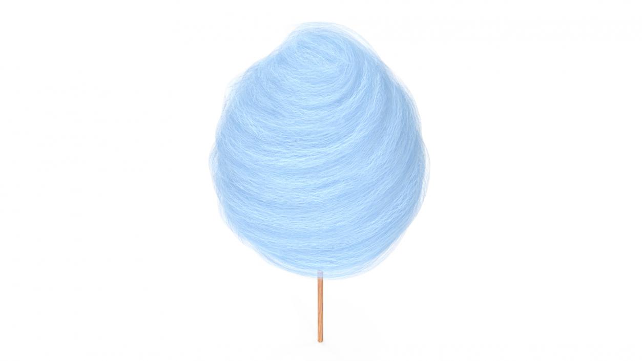 Blue Cotton Candy 3D