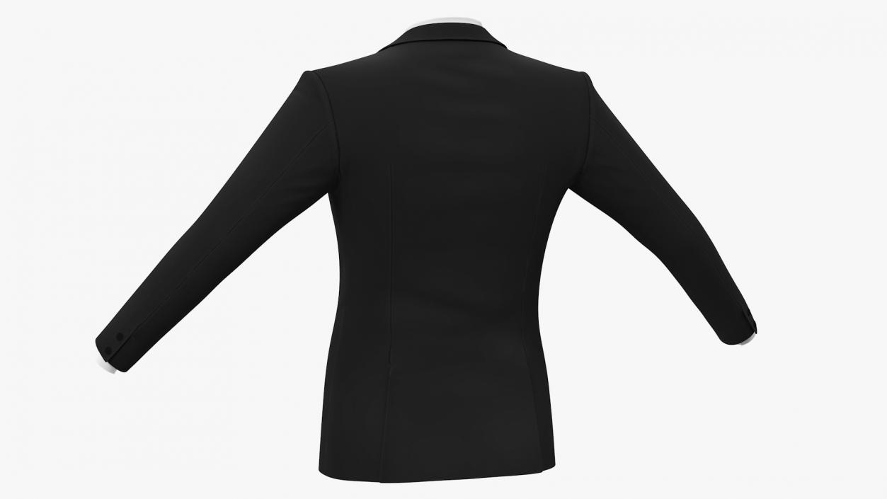 Tuxedo Black Jacket 3D model