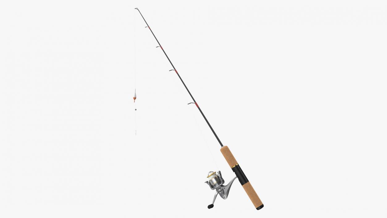 3D model Fishing Rod and Hook