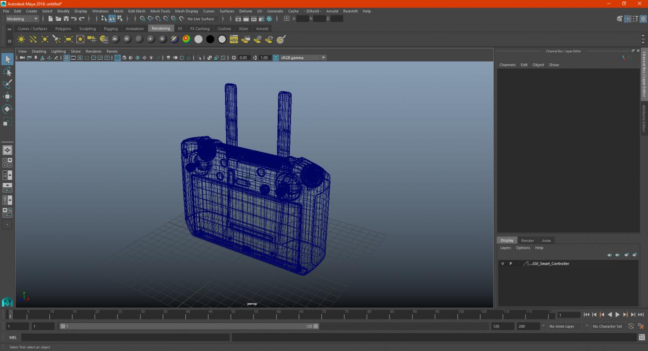 3D model DJI Smart Controller