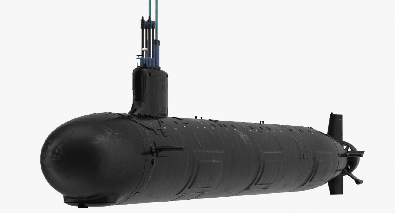 US Submarine Virginia SSN-774 3D model