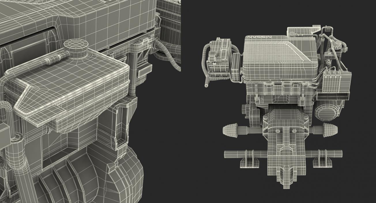 3D model Nissan Leaf Engine 2