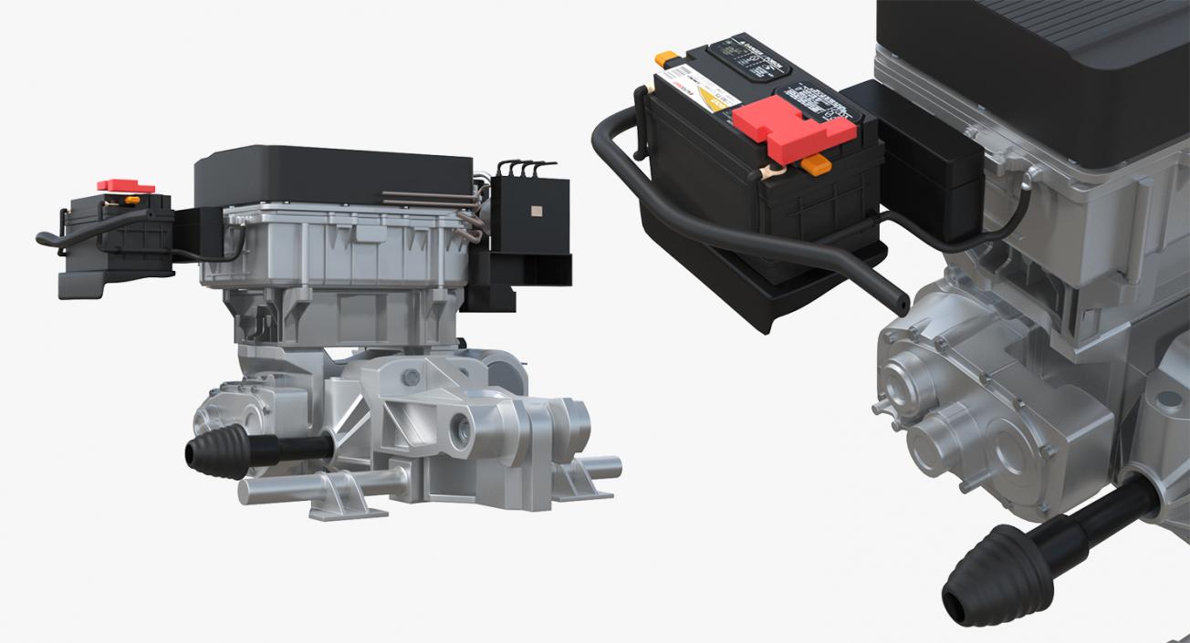 3D model Nissan Leaf Engine 2