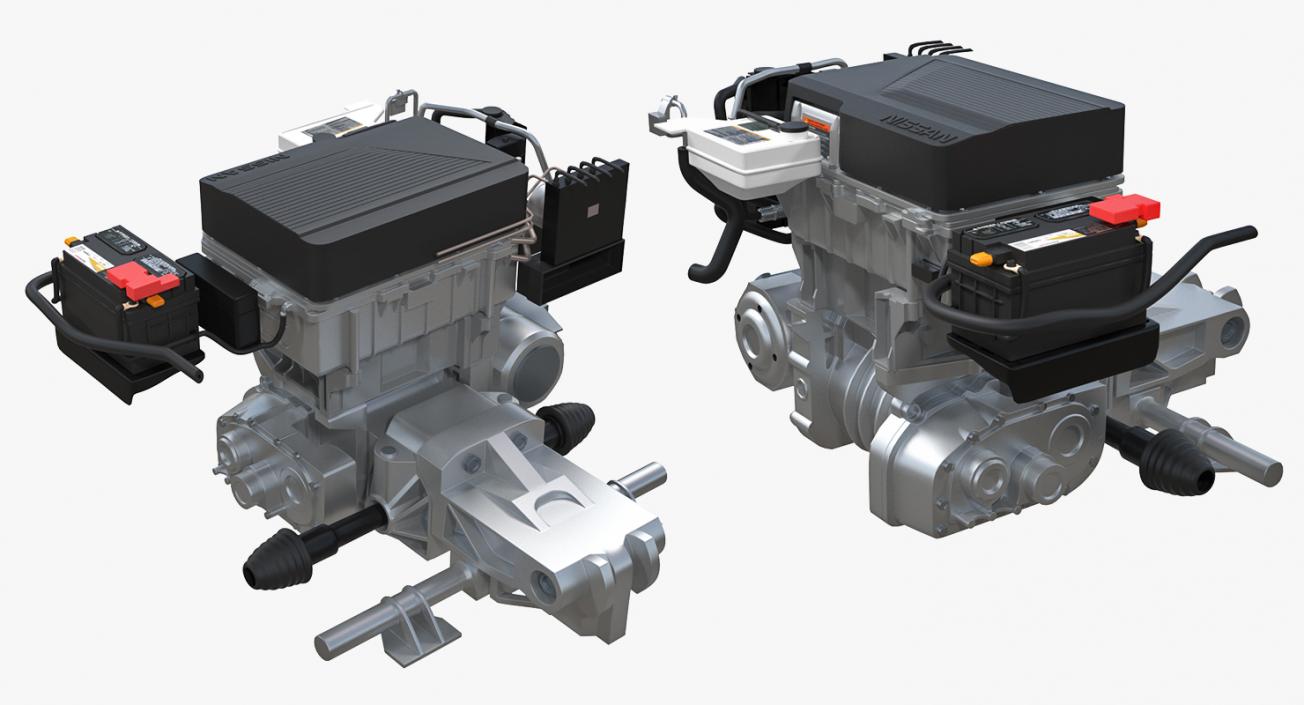 3D model Nissan Leaf Engine 2