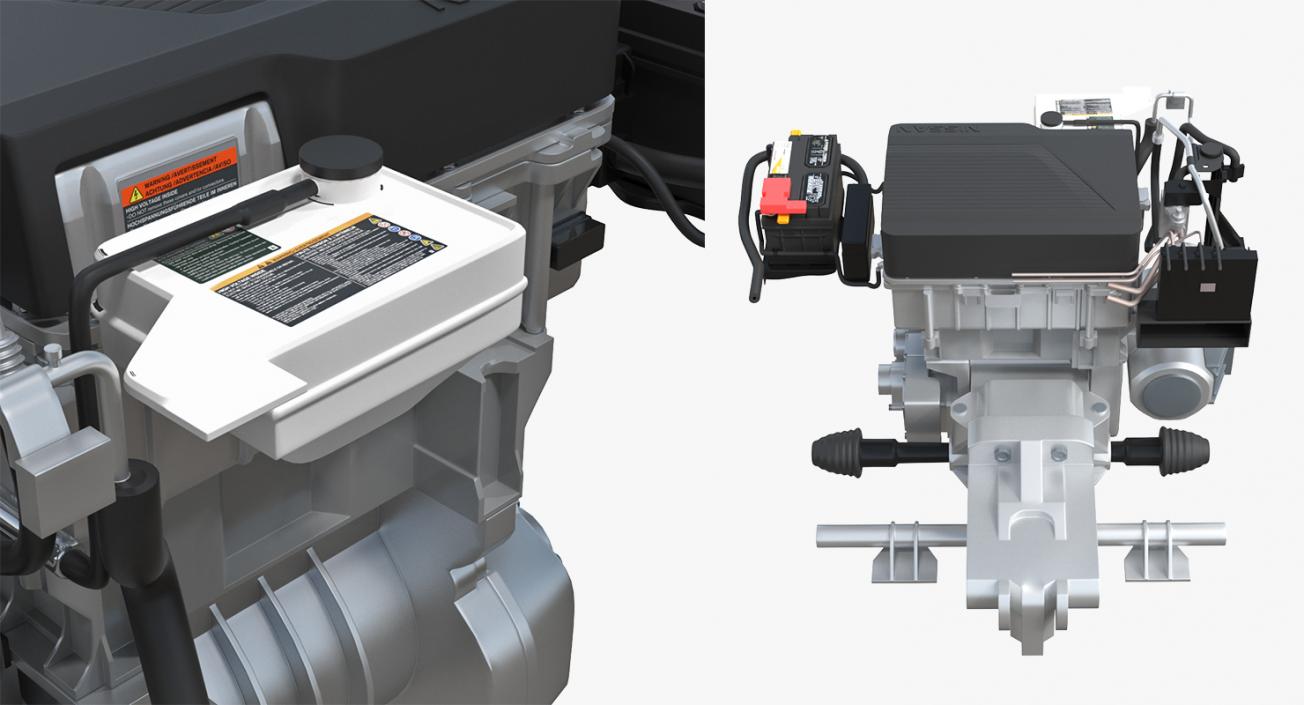 3D model Nissan Leaf Engine 2