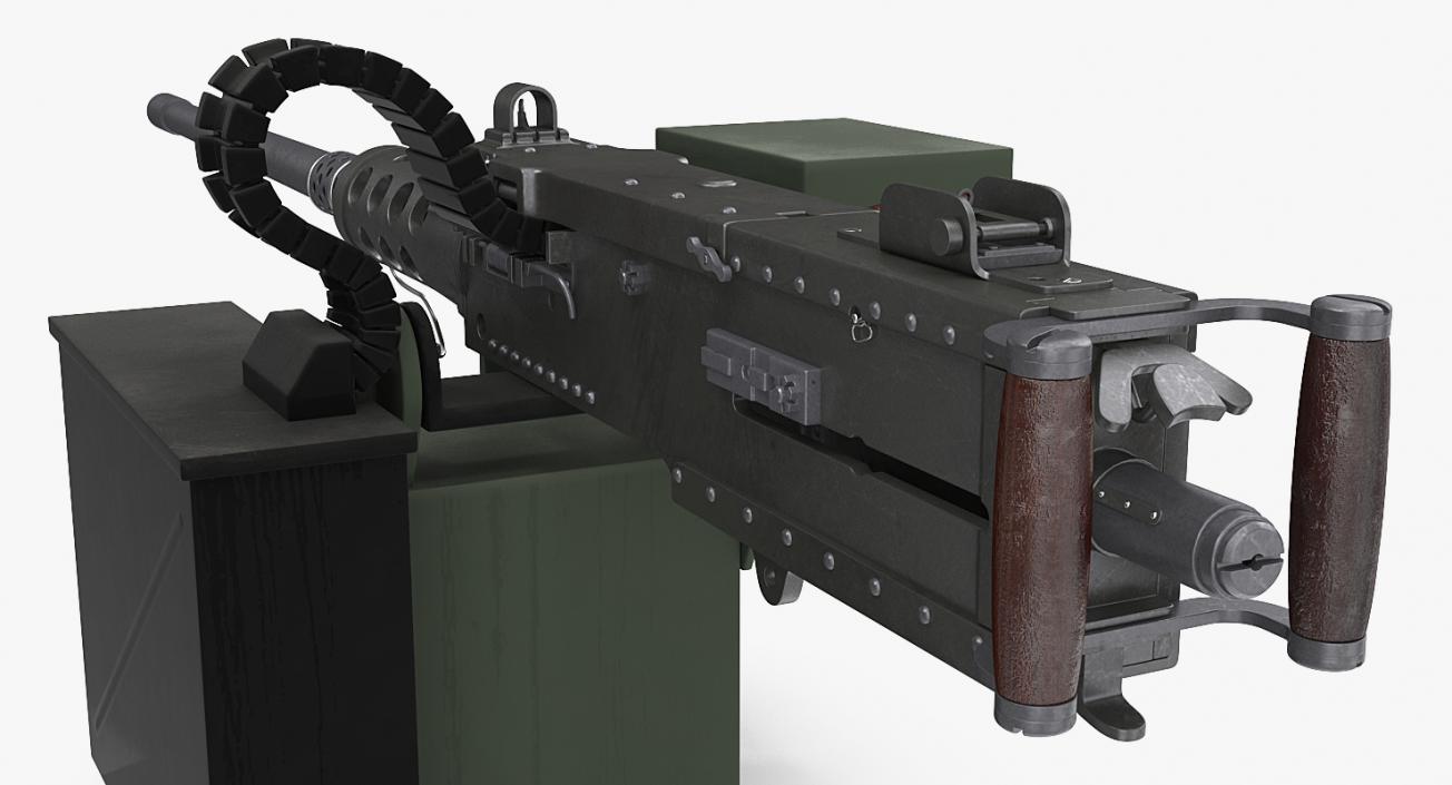 3D Browning  M2 50 Caliber model