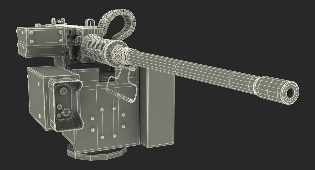 3D Browning  M2 50 Caliber model