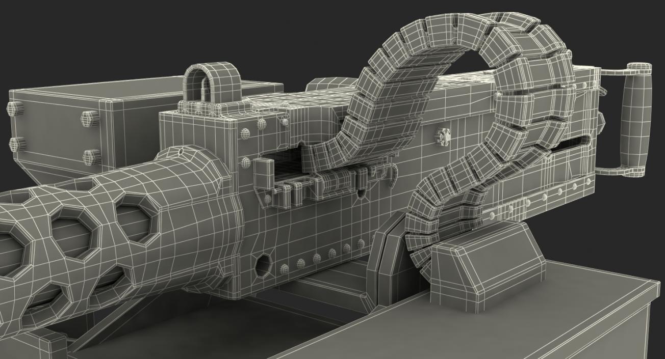 3D Browning  M2 50 Caliber model