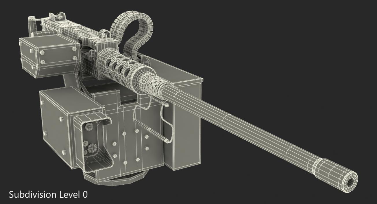 3D Browning  M2 50 Caliber model