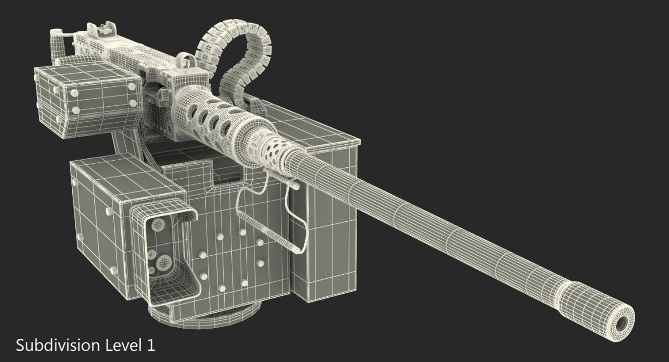 3D Browning  M2 50 Caliber model