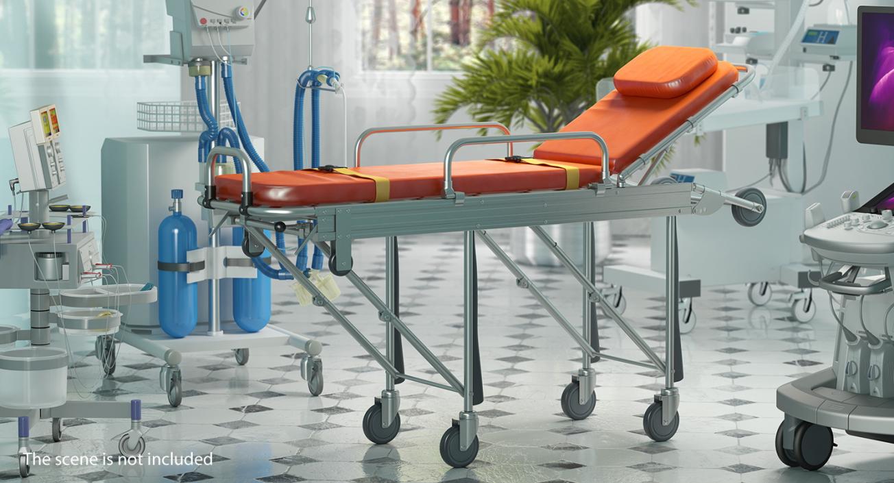 Ambulance Trolleys 3D Models Collection 3D model