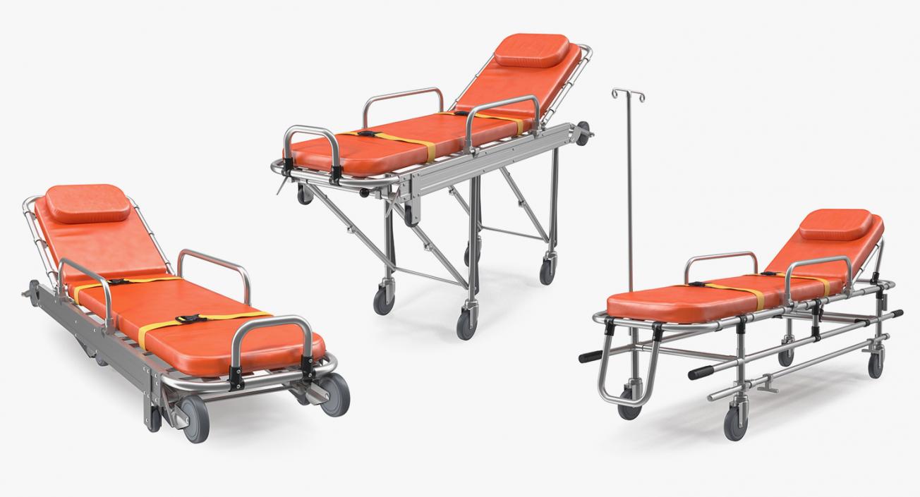 Ambulance Trolleys 3D Models Collection 3D model