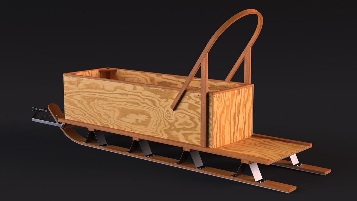 3D Box Freight Sled